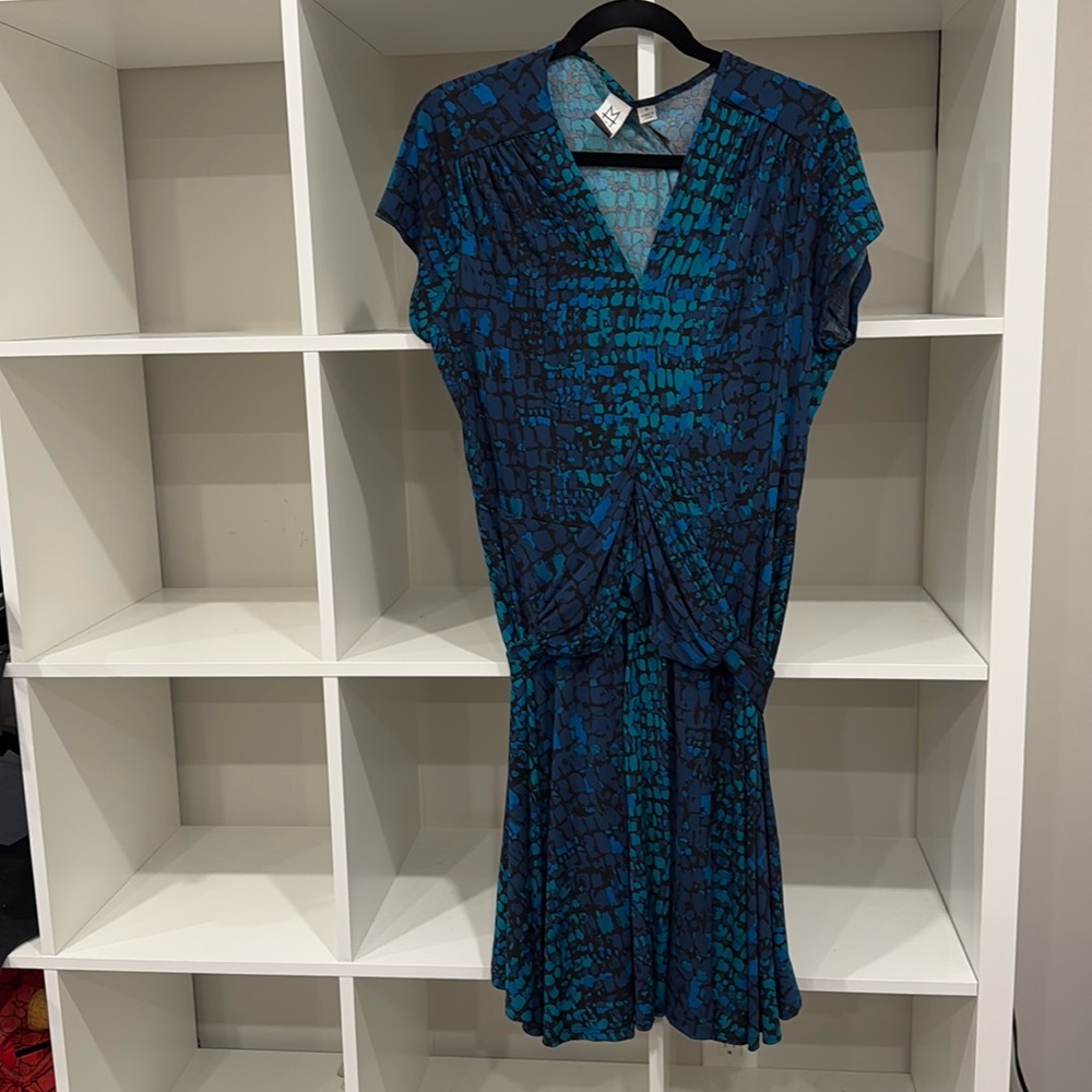Blue/green Marc Bouwer sundress, size M
